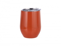 Copo Vinho Sem Asa Inox 12oz/360ml (Laranja)