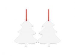 Sublimation Blanks Double-Sided MDF Ornament (2021 Tree)