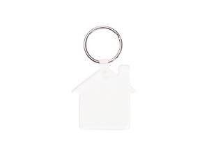 Sublimation Acrylic Keyring (House, 5*5*0.4cm)