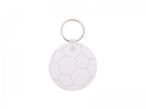 Sublimation Football Pattern HB Keyring (D5.5cm)