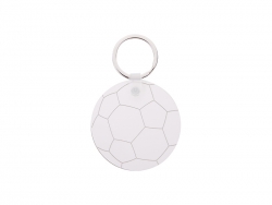 Sublimation Football Pattern HB Keyring (D5.5cm)