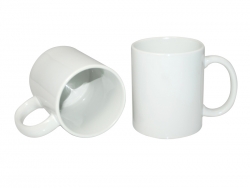 Taza Blanca 11oz (JS) Soporta Lavavajillas