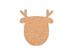 Engraving Blanks Christmas Deer Shape Cork Coaster