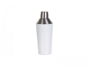 22oz/650ml Sublimation Stainless Steel Cocktail Shaker (White)