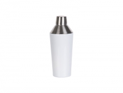 22oz/650ml Sublimation Stainless Steel Cocktail Shaker (White)