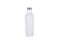 Sublimation 17oz/500ml Cone Shape Wine Bottle (White) MOQ:3000