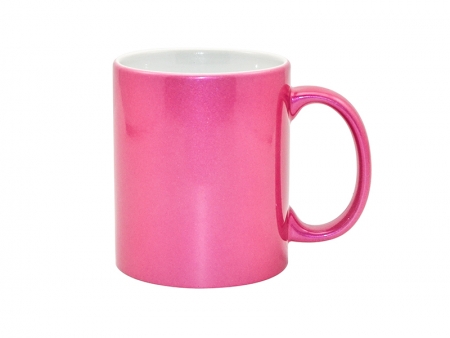 Taza Brillosa 11oz (Rosa)