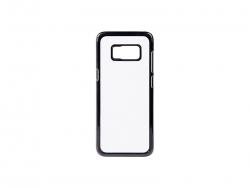 Carcasa con inserción para Samsung S8 G9500 (Plástico, Negro)