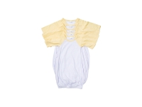 Sublimation Blanks Baby Nightdress Long Sleeve Raglan(Yellow)