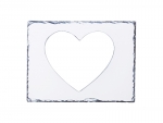 Sublimation Heart Shape Frame Slate (19*25cm)