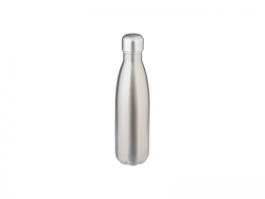 Sublimation 17oz/500ml Stainless Steel Coka Shaped Bottle(Silver)