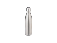 Sublimation 17oz/500ml Stainless Steel Coka Shaped Bottle(Silver)