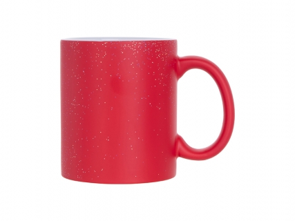 Taza mágica 11oz (Cielo estrellado rojo, Mate)