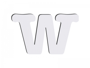 Sublimation HB Letters -W (10*10cm)