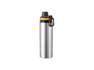 Sublimation Blanks 28oz/850ml Alu Water Bottle with Yellow Cap(Silver)