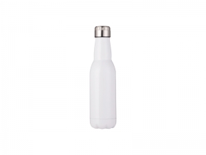 Sublimation 17oz/500ml Stainless Steel Beer Bottle (White)