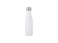 Sublimation 17oz/500ml Stainless Steel Beer Bottle (White)