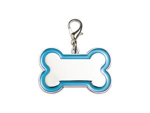 Engraving Dog Tag(Blue Edge, 3*4.5cm)