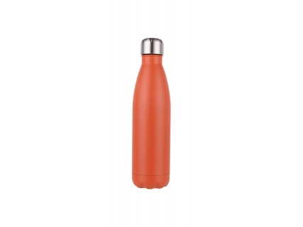 Sublimation 17oz/500ml Stainless Steel Cola Bottle (Matt Orange)