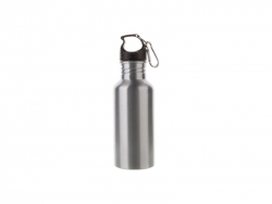 Sublimation 600ml Aluminium Water Bottle (Silver)