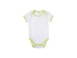 Baby Onesie Short Sleeve L(Green Edge,6-12M)