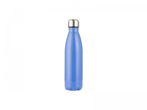 Sublimation 17oz/500ml Stainless Steel Cola Bottle (Blue)