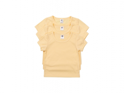 Camiseta Bebé Talla S (Amarillo,6-12M)