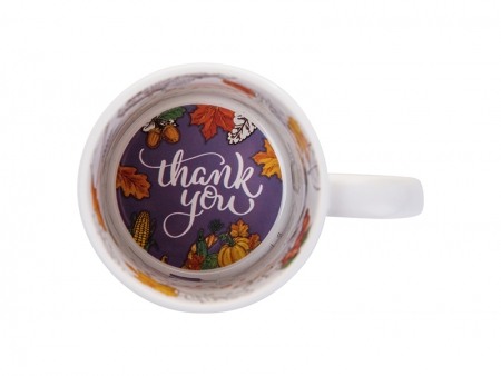 Sublimation 11oz Motto Mug (Thank you)