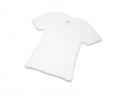 T-shirt Shaped Ceramic Ornament