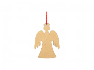 Sublimation Blanks Double-sided Plywood Ornament (Angel)