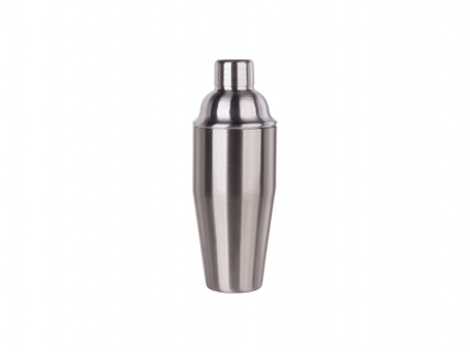 Sublimation 750ml Stainless Steel Cocktail Shaker (Silver)