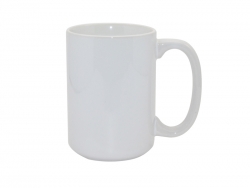 Sublimation 15oz White Photo Coffee Mug (J·S)