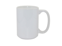 Sublimation 15oz White Photo Coffee Mug (J·S)