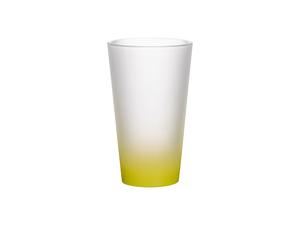 17oz Sublimation Glass Mug (Gradient Color  Lemon Yellow)