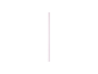 20cm Straight Pink Glass Straw