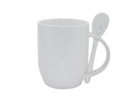 11oz Color Sublimation Spoon Mug