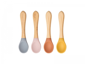 Engraving Blanks Bamboo Baby Bowl Spoon