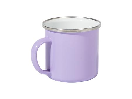 Taza Enamel Esmaltada Brillo Extra 12oz/360ml (Lavanda)