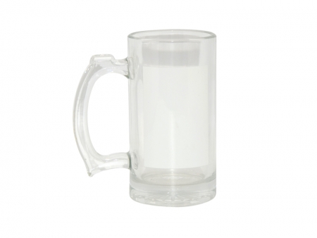 Jarra Cerveza 16oz con Parche Blanco