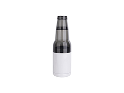 PortaCerveja térmico Inox 17oz/500ml com abridor (Prateado)