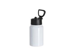 Garrafa de Água Inox 17oz/500ml com Bocal Largo e Tampa Portátil (Branco)Quantidade mínima 2000uds