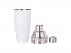 Sublimation 750ml Stainless Steel Cocktail Shaker (White)