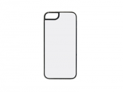 iPhone 5/5S/SE （桃花眼）PC+TPU 橡胶壳（透明)