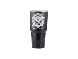 30oz/900ml UV Stainless Steel Tumbler (Black)