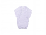 Sublimation Blanks Baby Long Sleeve Nightdress(White)