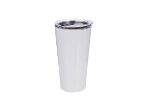 Vaso Acero Inoxidable Tumbler 16oz/480ml con tapa deslizante (Blanco)