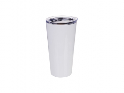 Vaso Acero Inoxidable Tumbler 16oz/480ml con tapa deslizante (Blanco)