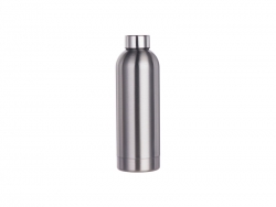 Sublimation 25oz/750ml Single Wall Stainless Steel Sport Bottle (Silver)