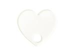 Sublimation Blanks Acrylic Name Tag (5.7*6.2*0.4cm,Heart Shape)