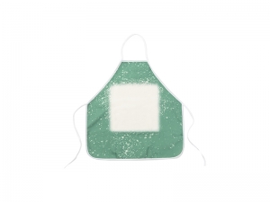 Sublimation Blanks Green Bleached Starry Linen Apron
